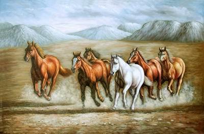 unknow artist Horses 054 china oil painting image